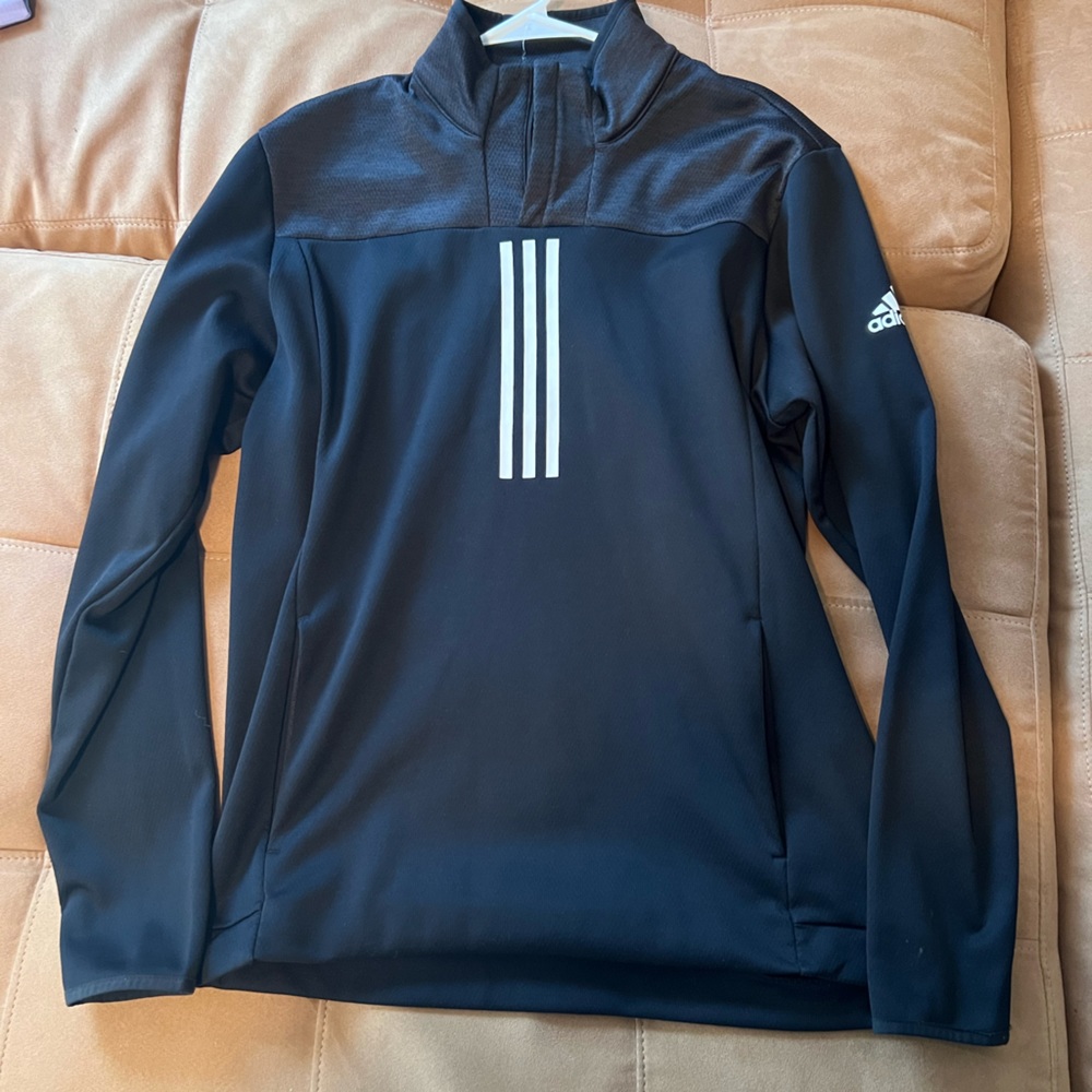 Black Adidas Quarter zip